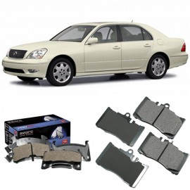 زوج فحمات (قماشات) سيراميك أكيبونو أمامية لسيارات لكزس LS430 للموديلات من 2001 و حتى 2006