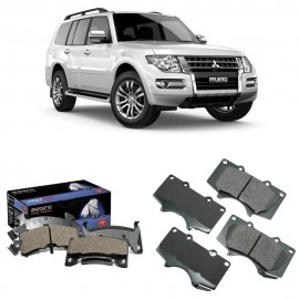 زوج فحمات (قماشات) سيراميك أمامية لسيارات ميتسوبيشي باجيرو للموديلات من 2006 و حتى 2019