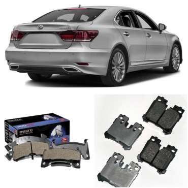 زوج فحمات ( قماشات) سيراميك أكيبونو خلفية لسيارات لكزس LS460 للموديلات من 2007 و حتى 2017