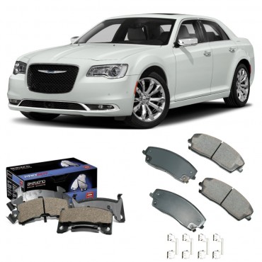 زوج فحمات (قماشات) سيراميك أمامية لسيارات كرايزلر 300 ( 6 سلندر)  للموديلات من 2005 و حتى 2020