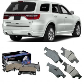 زوج فحمات (قماشات) سيراميك خلفية لسيارات دودج دورانجو  SXT / GT / R/T للموديلات من 2011 و حتى 2020